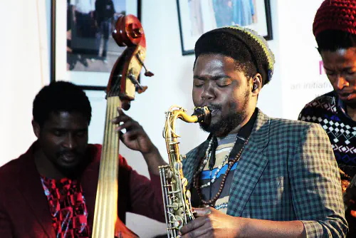 Sax player in Sophiatown