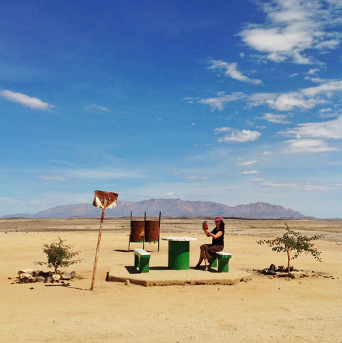 desert rest stop