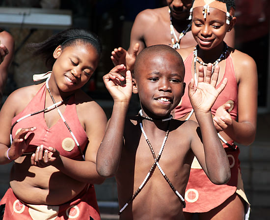 Boy dancing