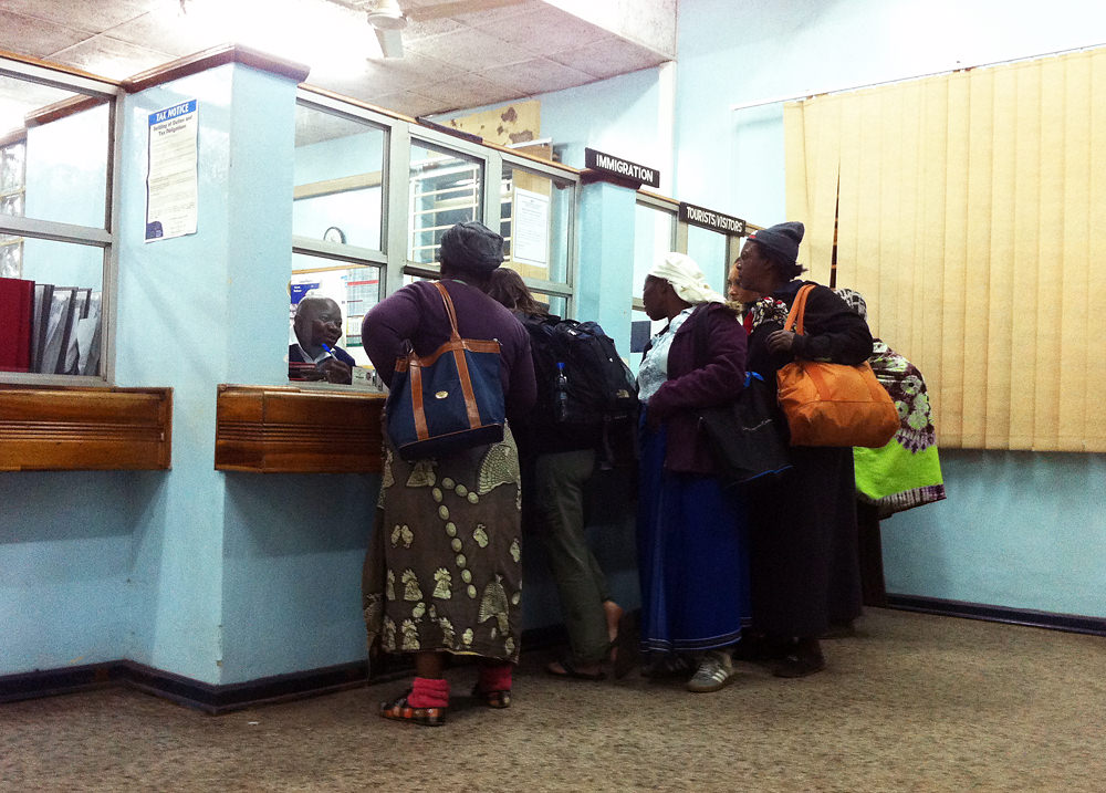 ladies at Zim borber