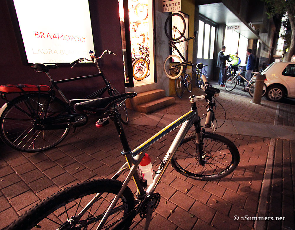 Bikes in Braamfontein