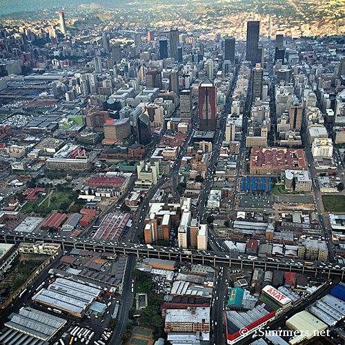 Jozi from above