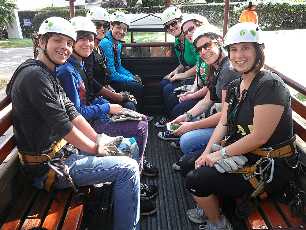 Zip-liners in bakkie