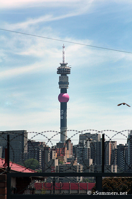 Hillbrow Tower and wire