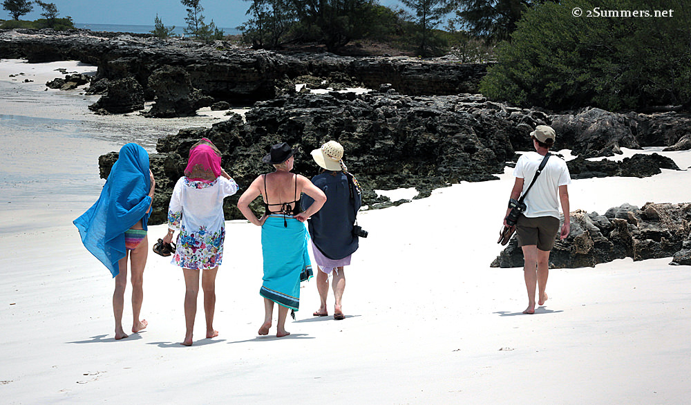 Ladies on beach