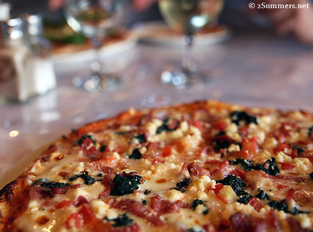 Picola pizza closeup