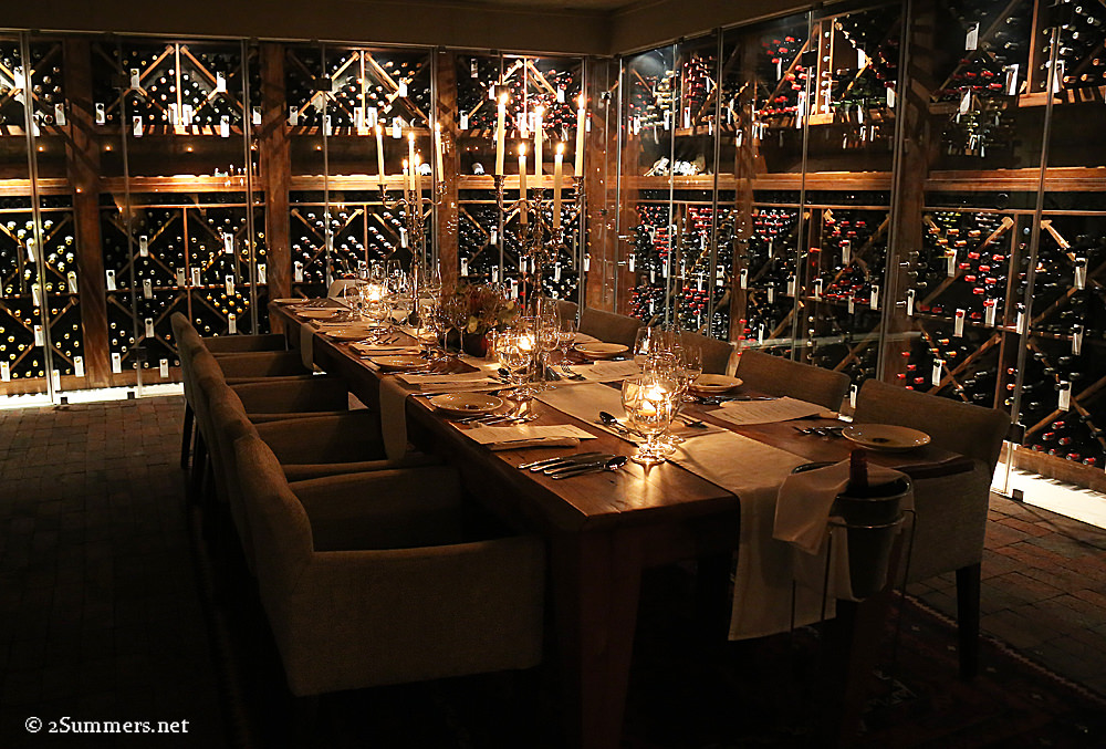 Grootbos wine cellar