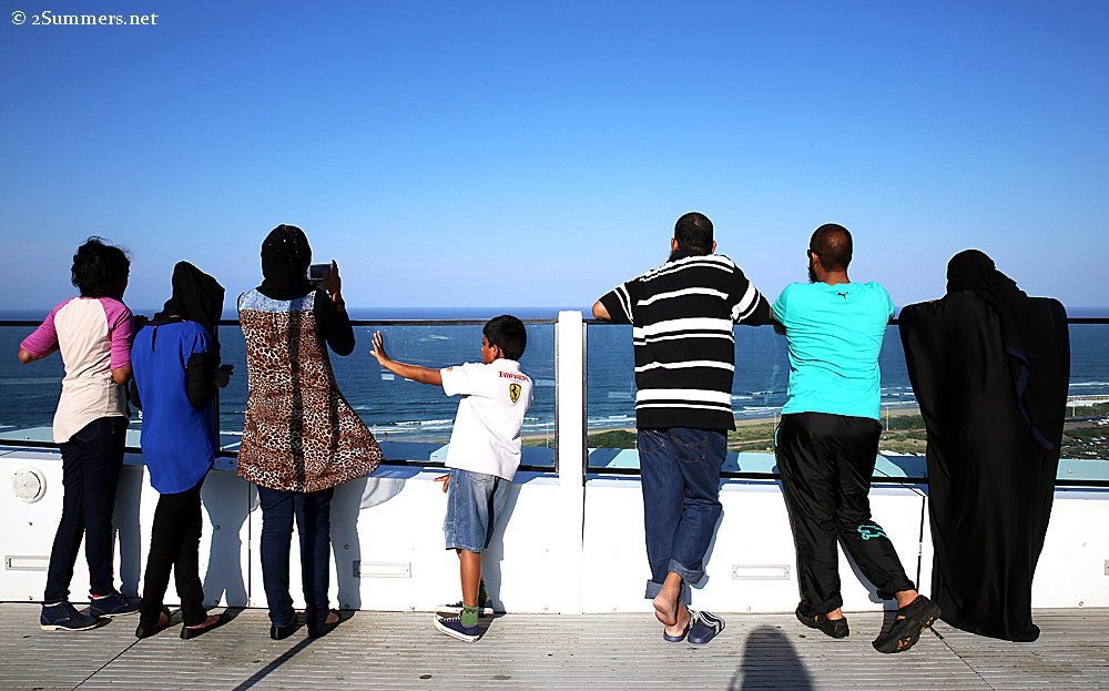 Stadium viewing platform