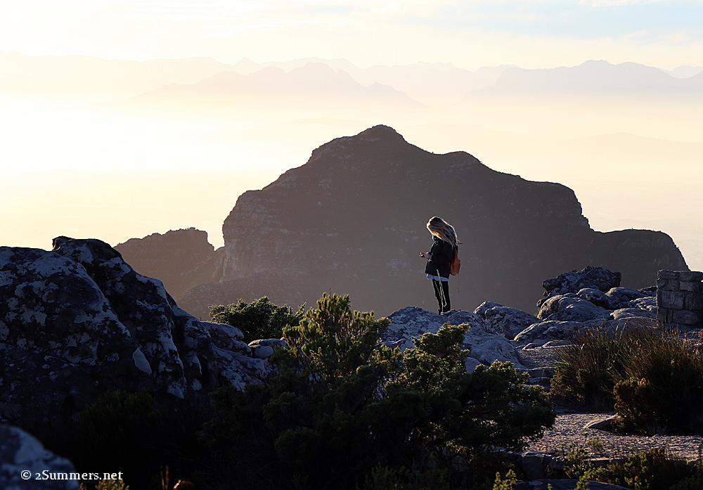 Table Mountain woman