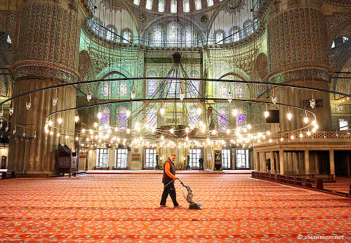 Inside the Blue Mosque