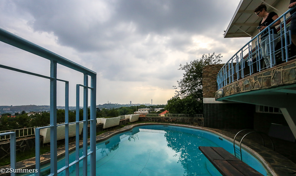Swimming pool and view at the L. Ron Hubbard House