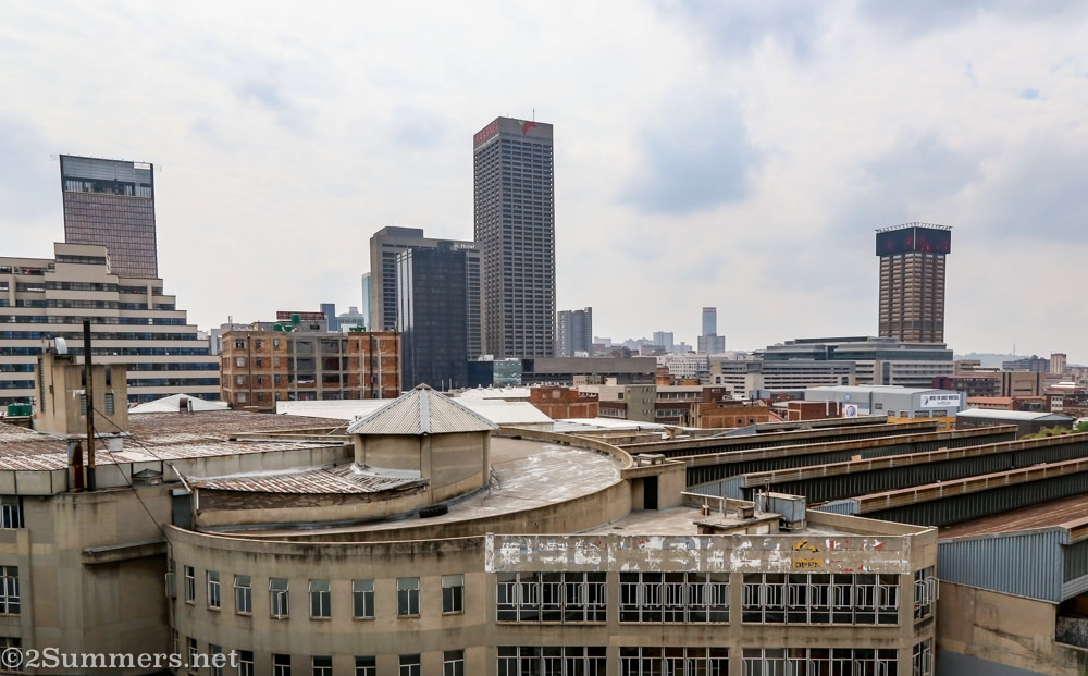 View of Joburg skyline from One Eloff