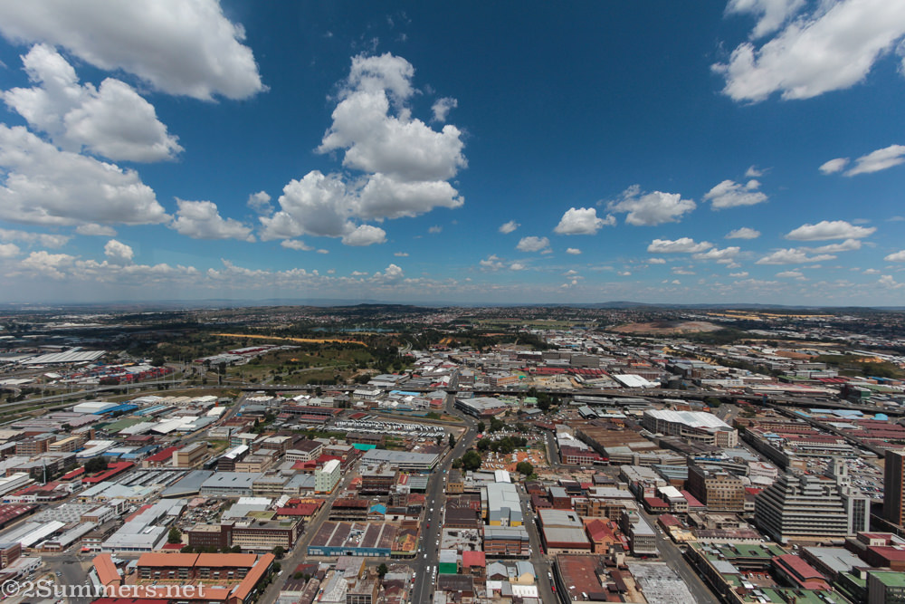 View to the west from the top of the Carlton Centre