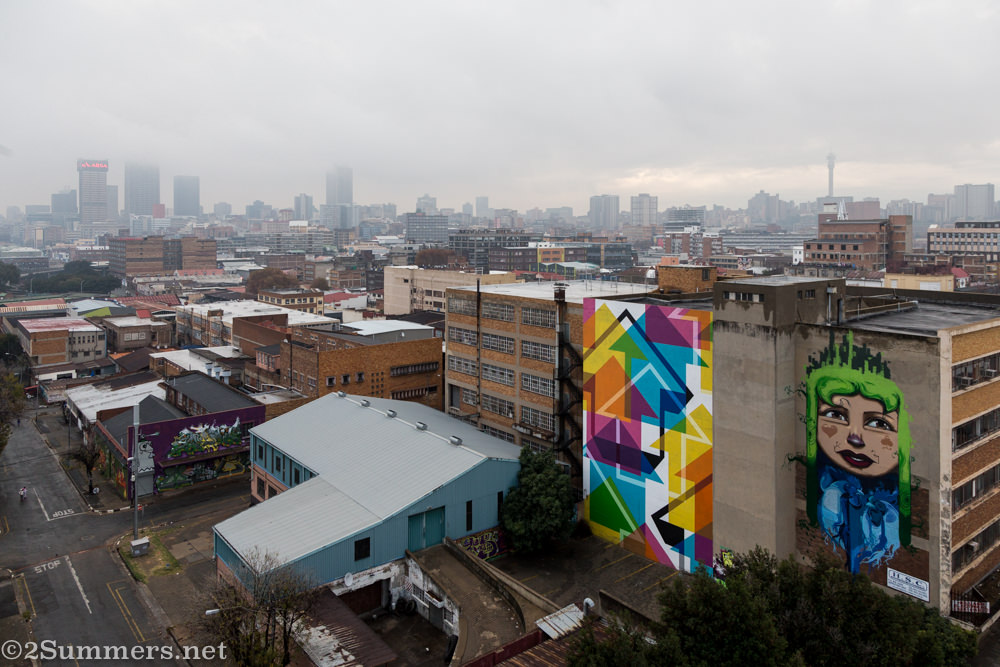 View from Bjala Square toward the CBD.