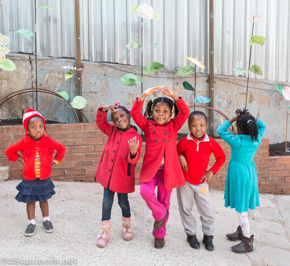 Kids playing at Joziburg Lane