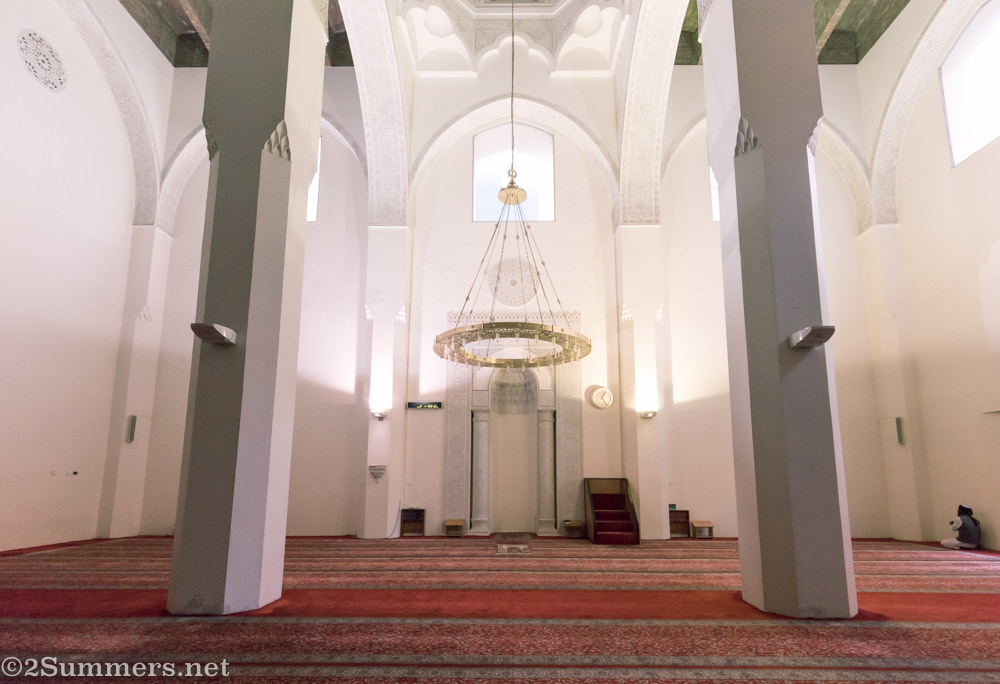 Inside the Kerk Street Mosque