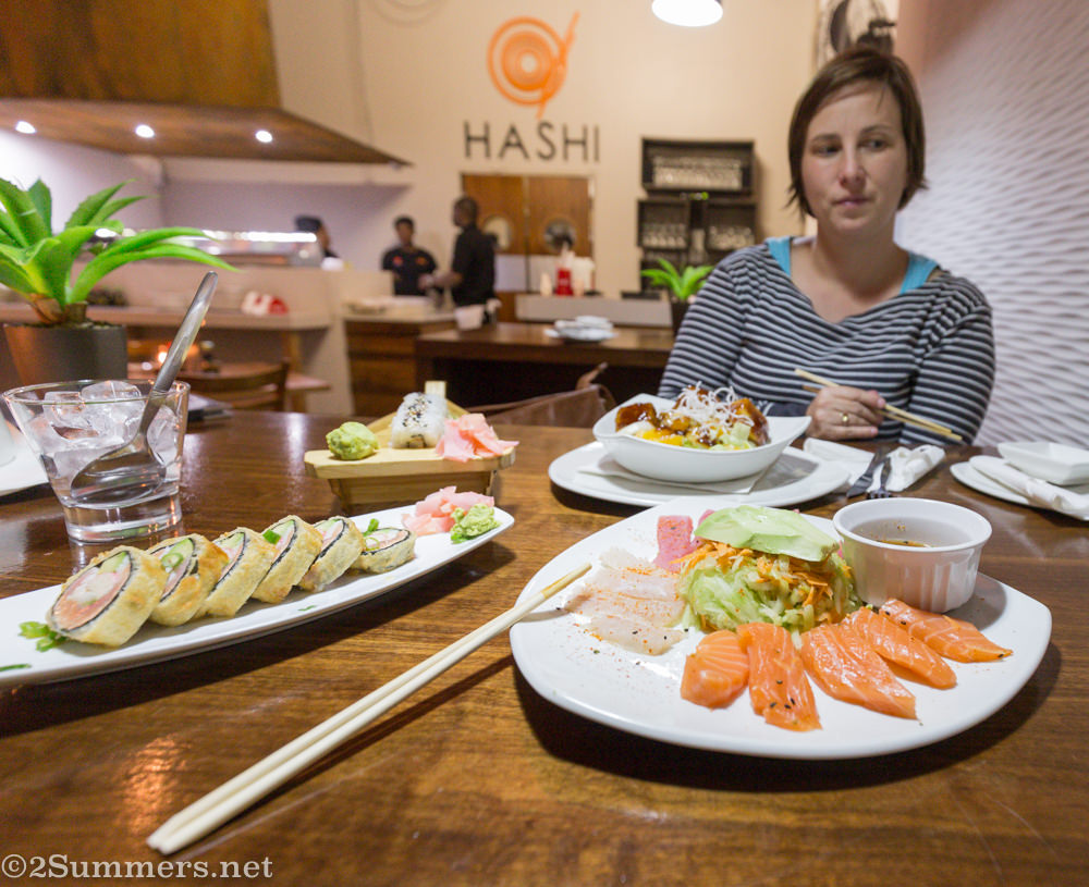 Sushi dinner at Hashi