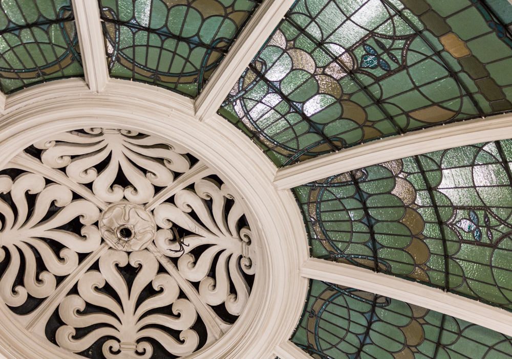Capital Cafe ceiling closeup