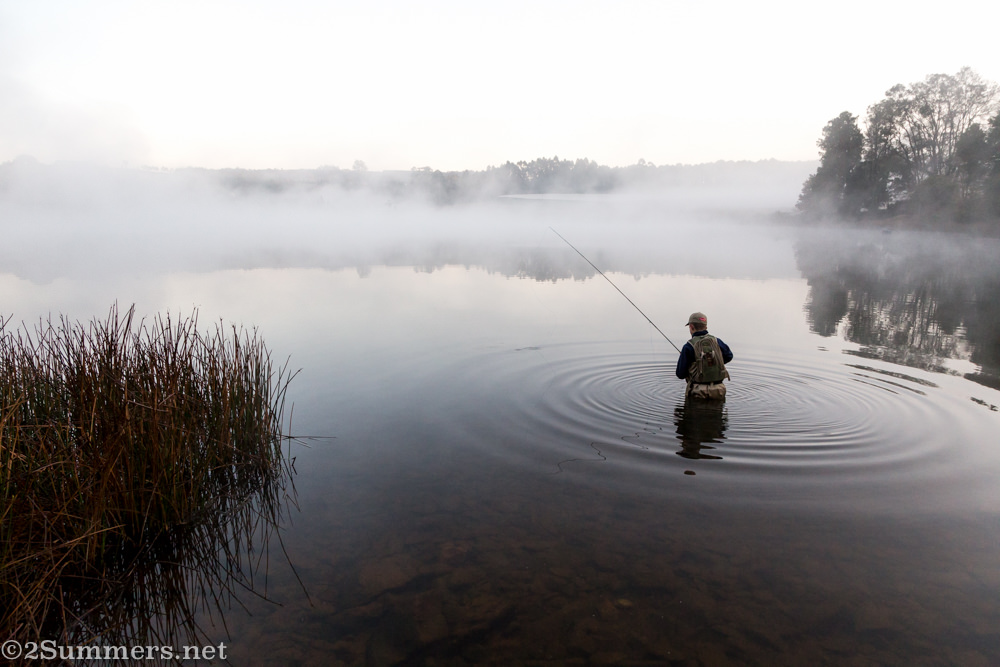 Older kid flyfishing
