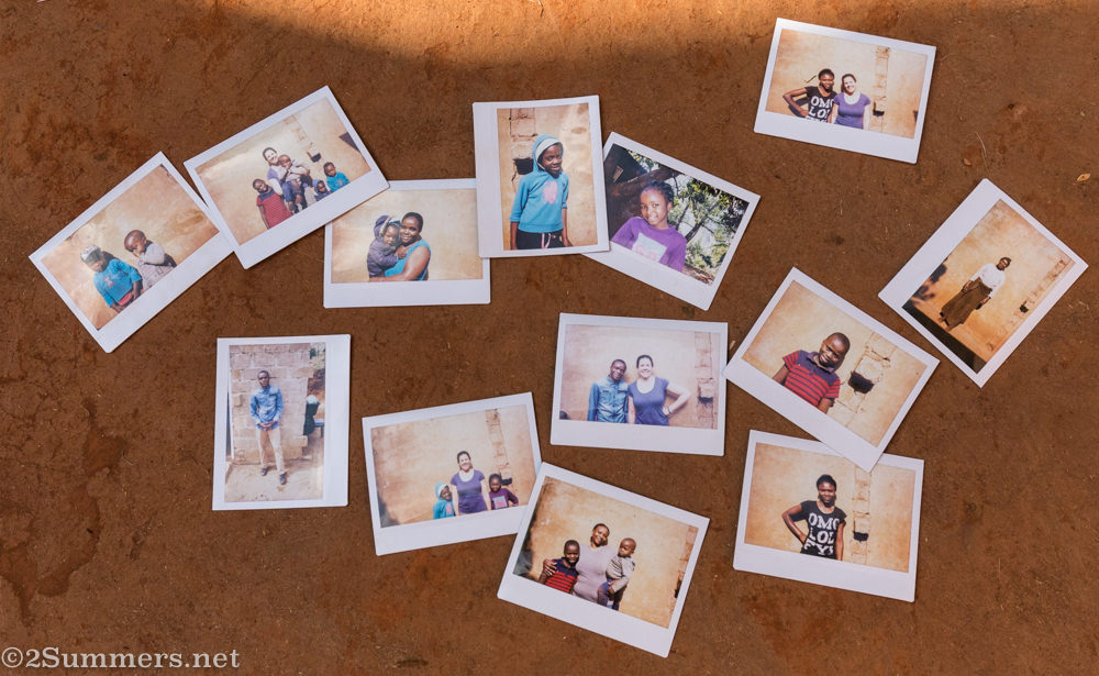 Instax pictures of Lucky’s family