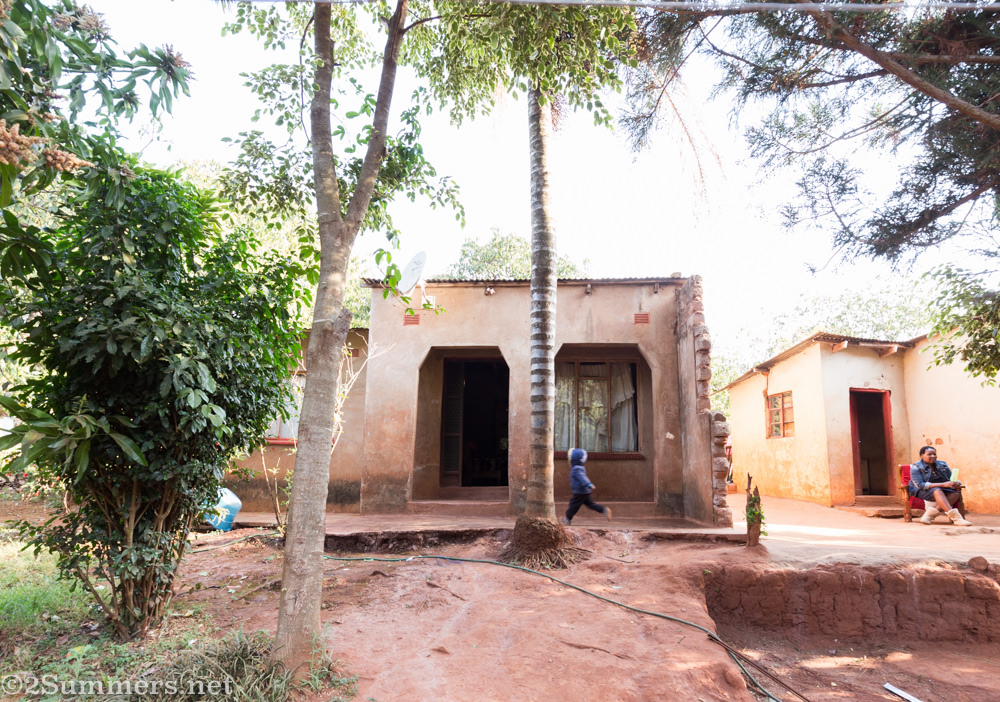 The house Lucky grew up in