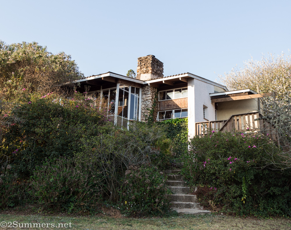 Outside the Blueberry Heights cottage