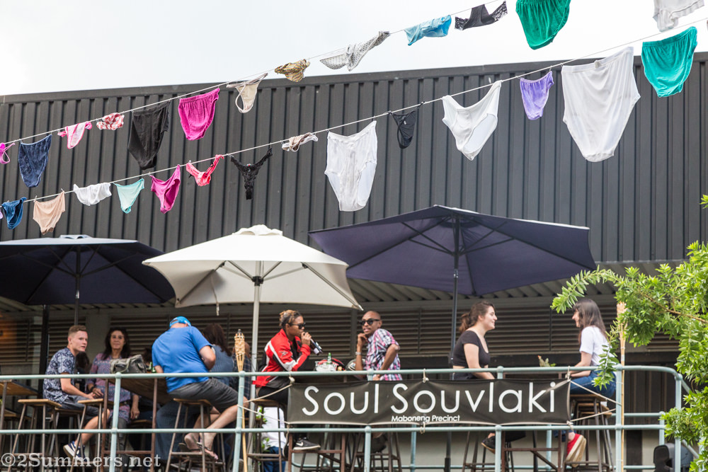 Underwear in Maboneng