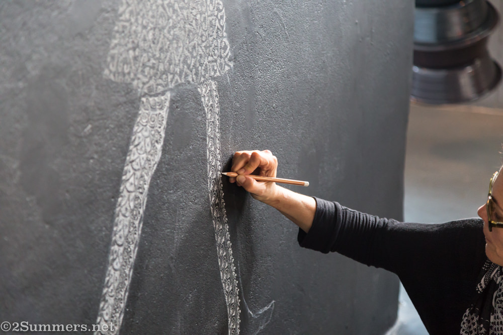 Live drawing at SoMa