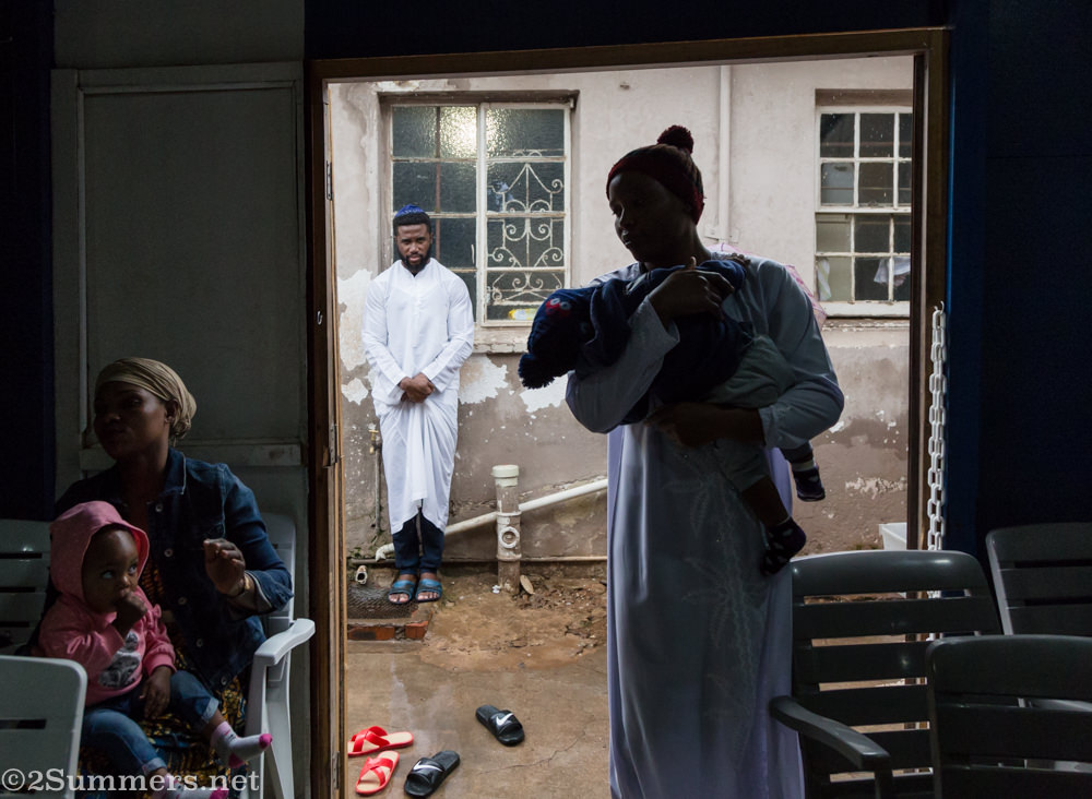 Rabbi’s wife and child