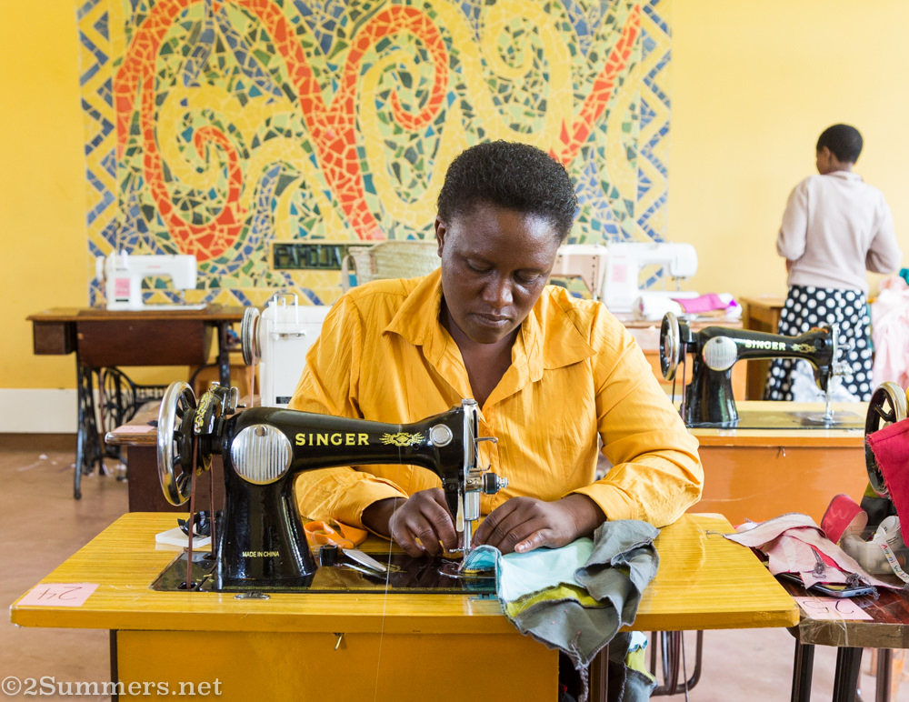 Seamstress at Amani ya Juu