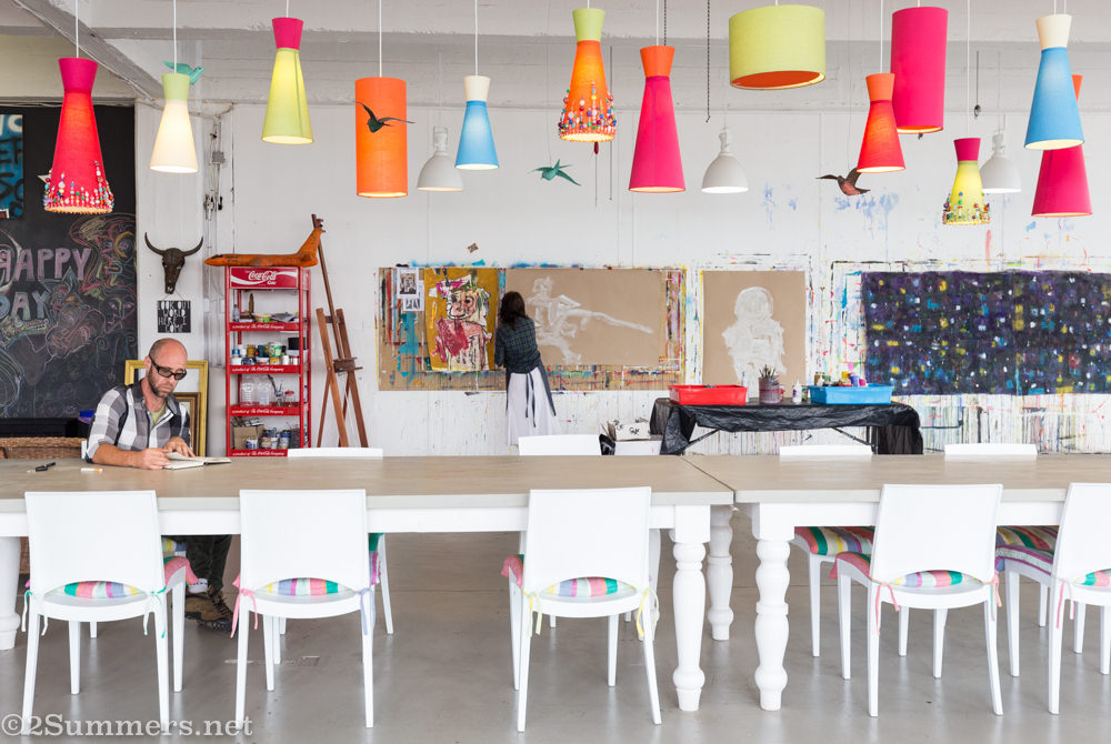 Inside ArtEye in Ellis house