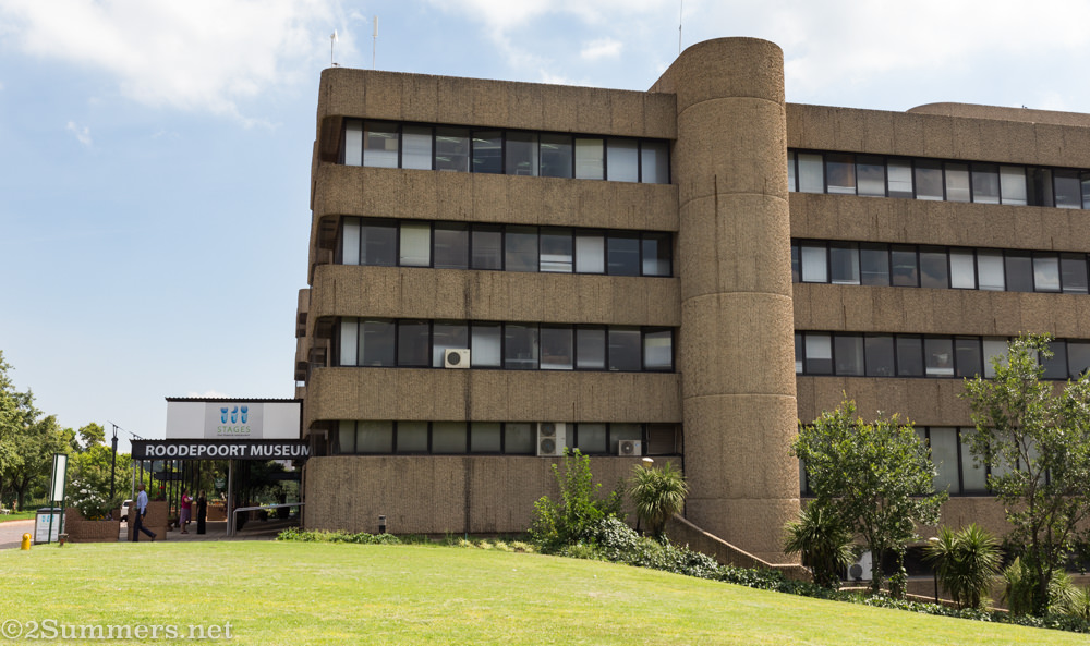 Outside Roodepoort Museum