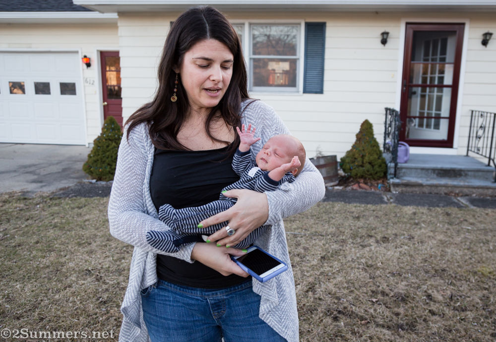 Susanna and Jack outside