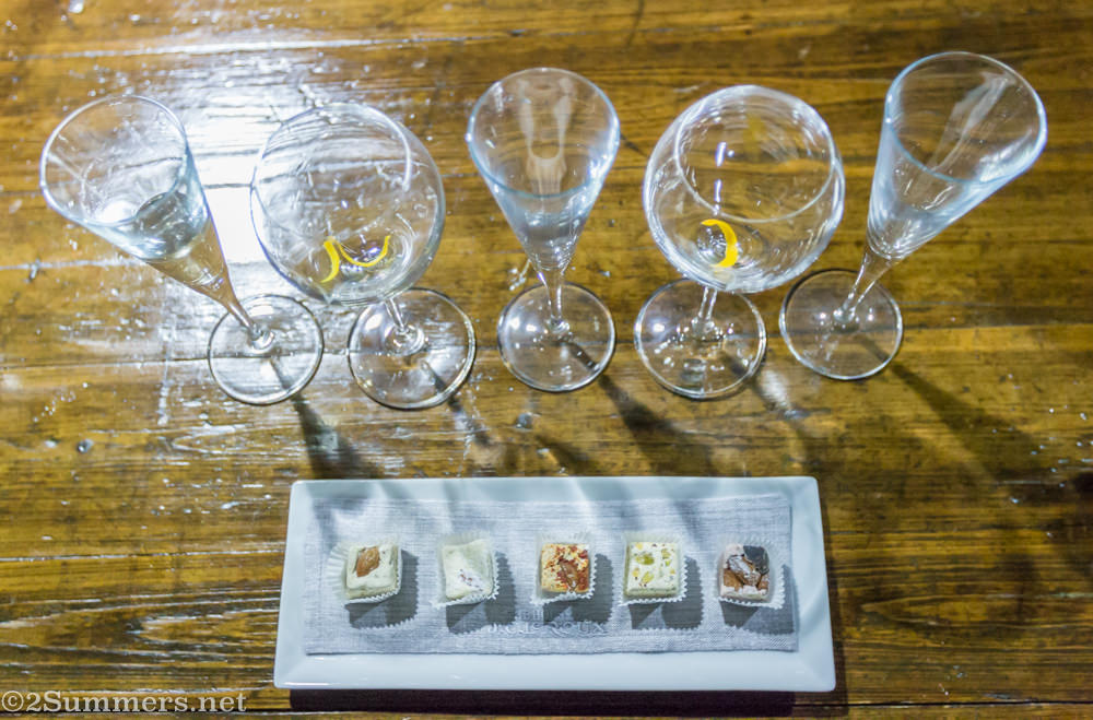Nougat tasting at JC Leroux