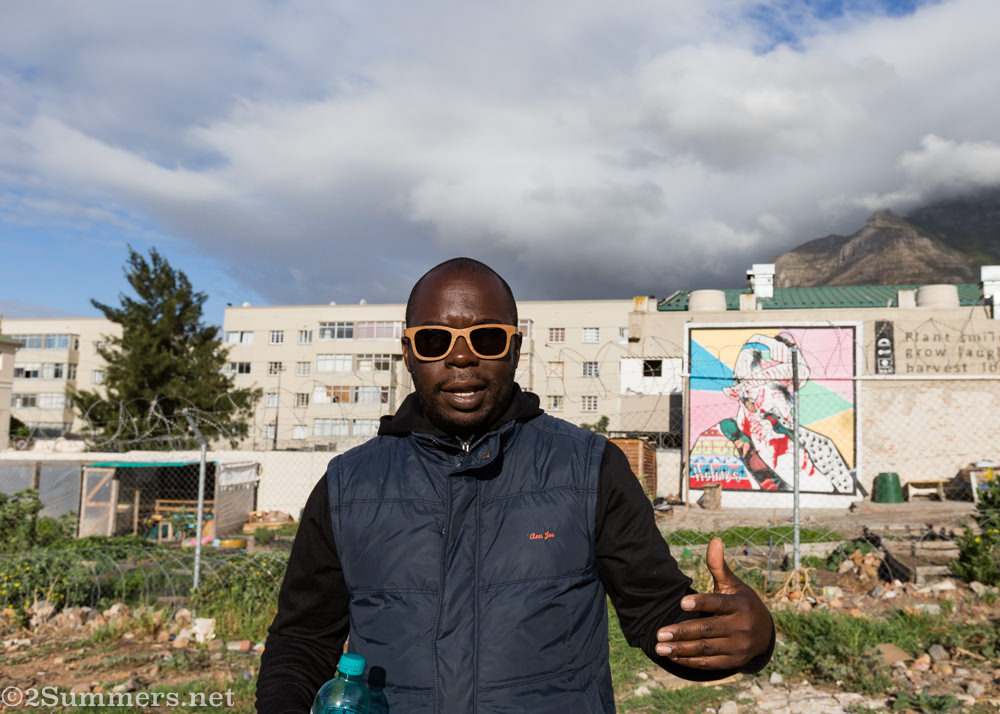 Juma on his street art tour