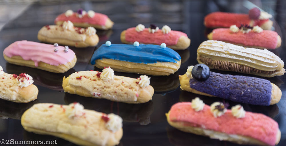 Eclairs at Cafe Patisse