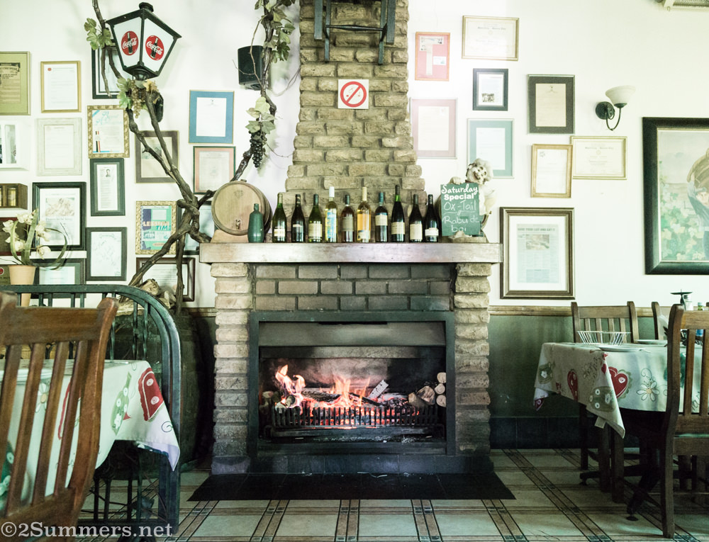 Dining room at Parreirinha in La Rochelle