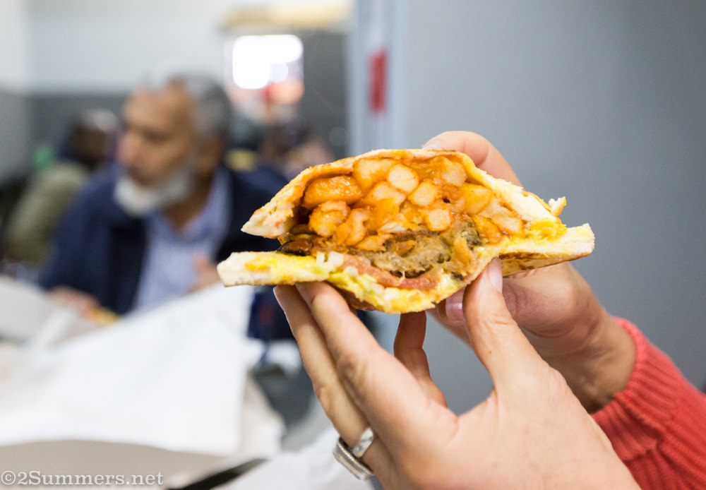 Mother-in-Law frikkadel sandwich