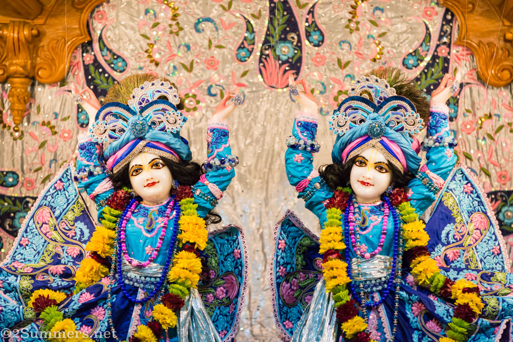 Krishna deities at Lenasia temple
