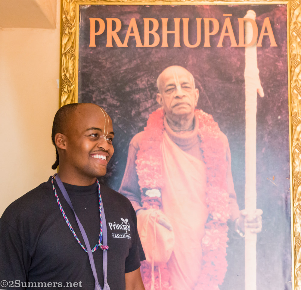 Makhosonke, staff member at ISKCON Lenasia