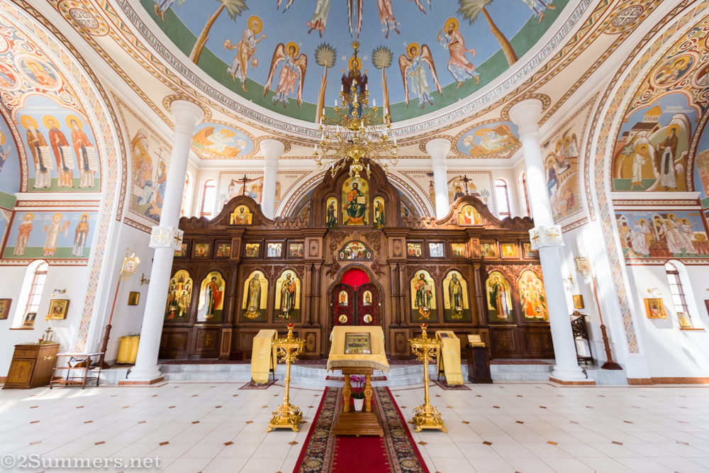 Inside St. Sergius Russian Orthodox Church