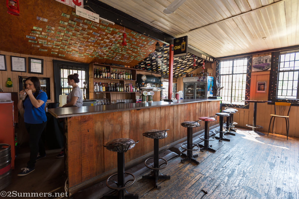 Bar next to the railway station in Cullinan