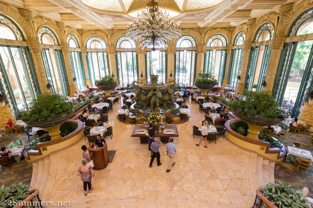 Dining area at Sun City Palace of the Lost City