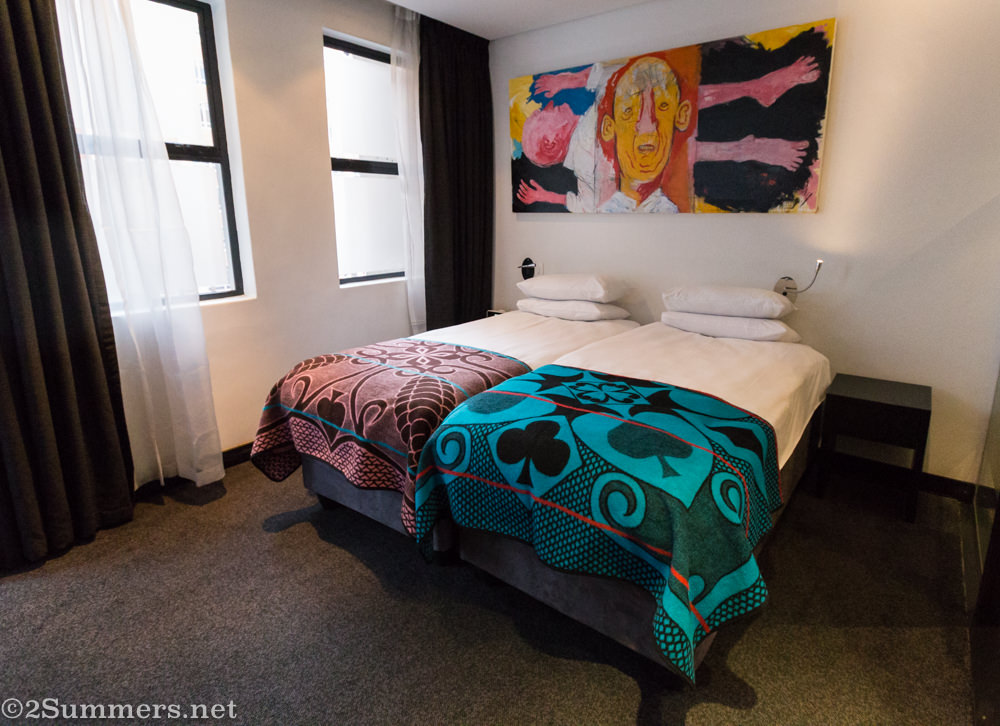 Double en-suite room at Once in Joburg