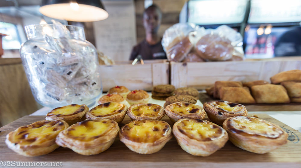 Custard tarts at Reserved Cafe