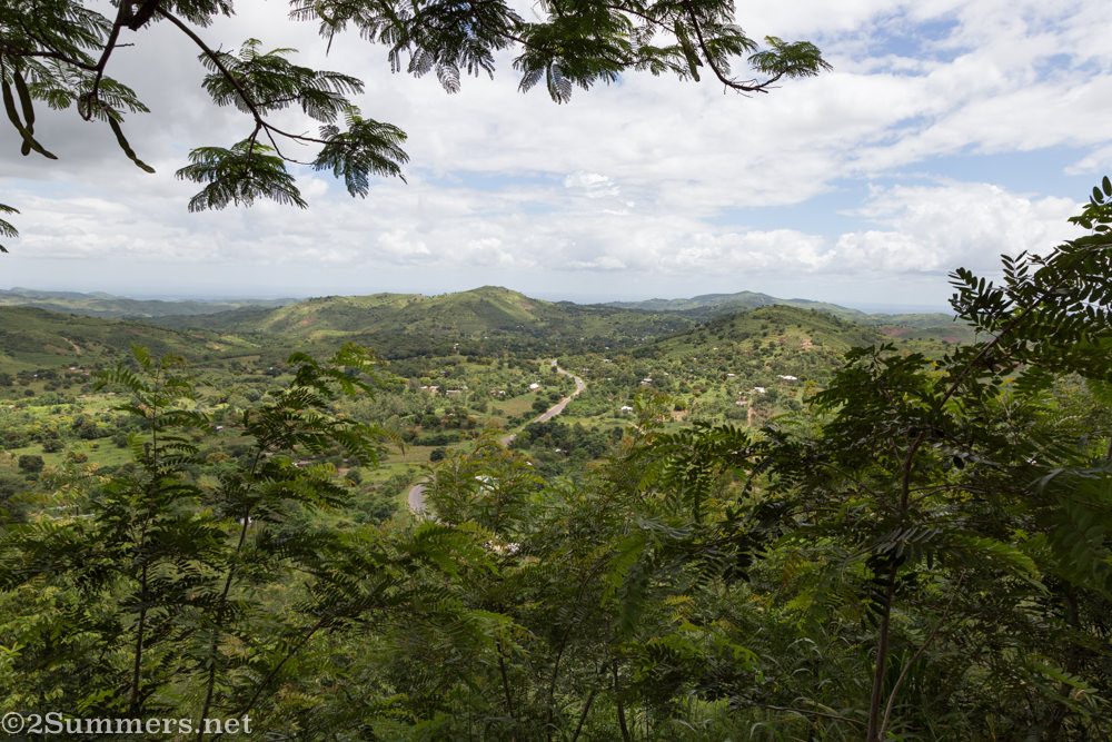 Landscape in Malawi on the road to Chakwawa