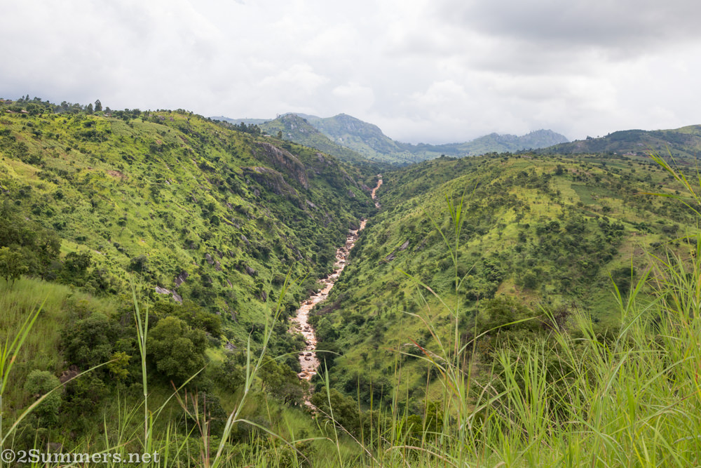 Muddy river in Malawi