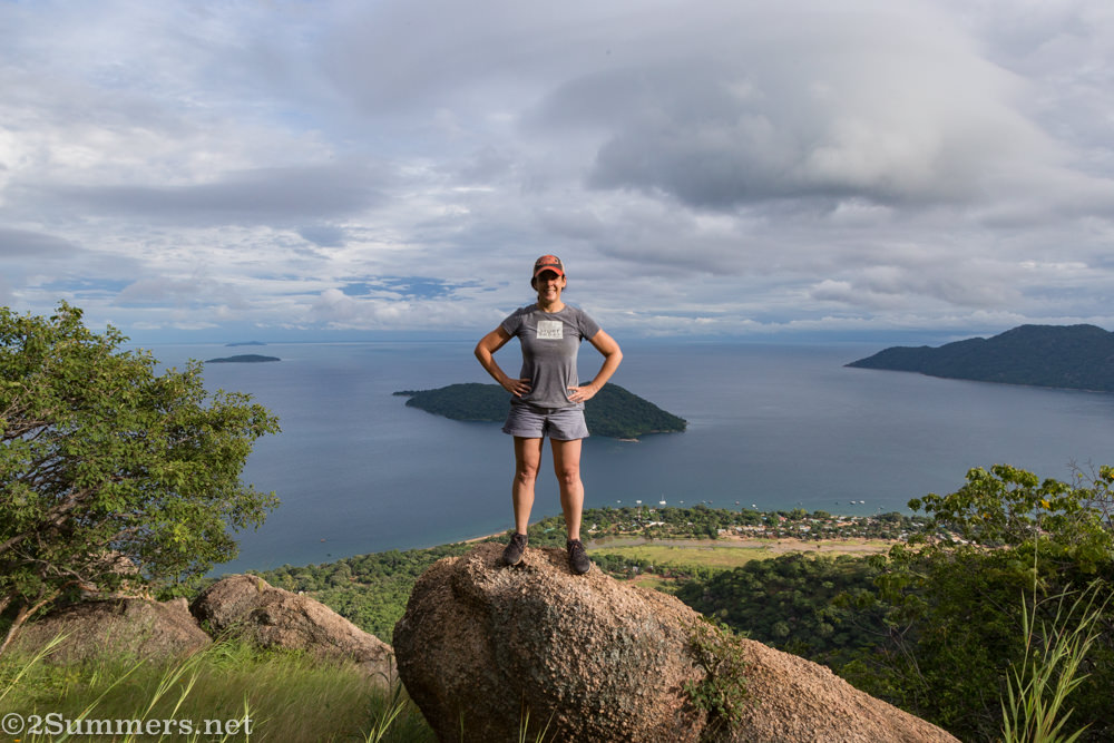 Hiking above Cape Maclear