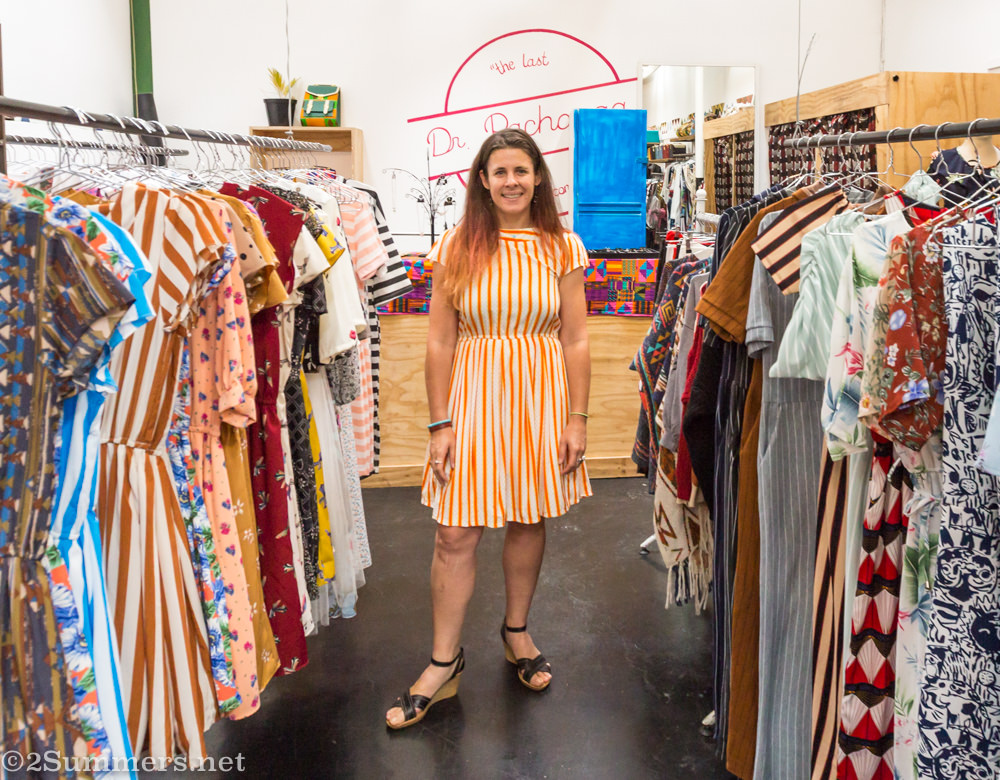 Heather in a dress from Dr. Pachanga