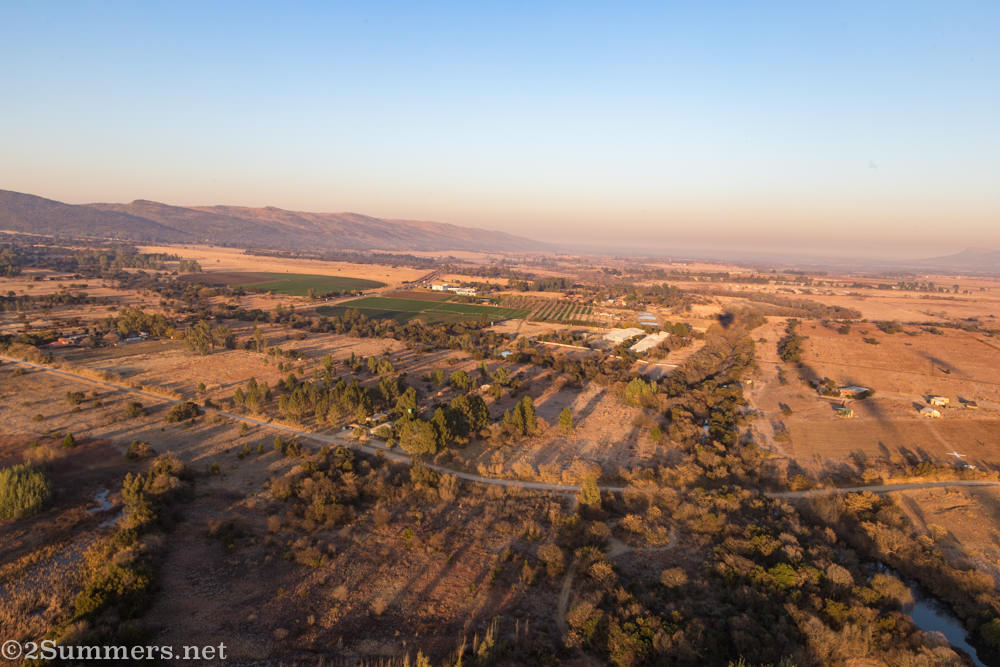 Looking out over the Magaliesburg